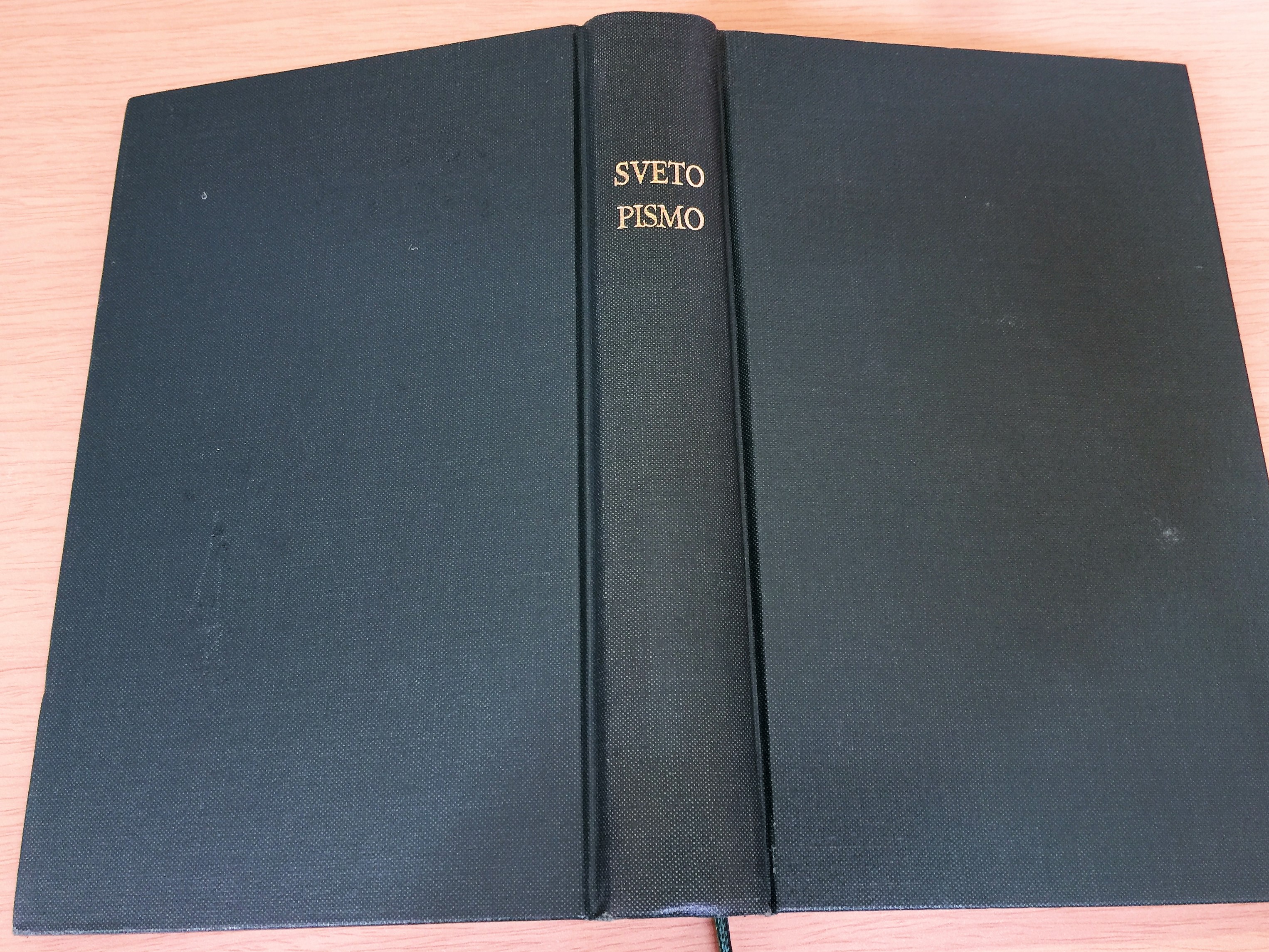  Biblija ili Sveto Pismo - Green Hardcover Croatian Holy Bible 1